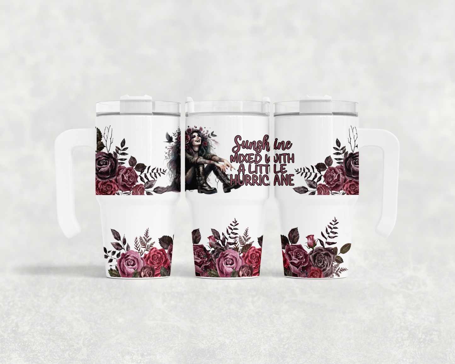 20oz Tumbler with handle Design Collection