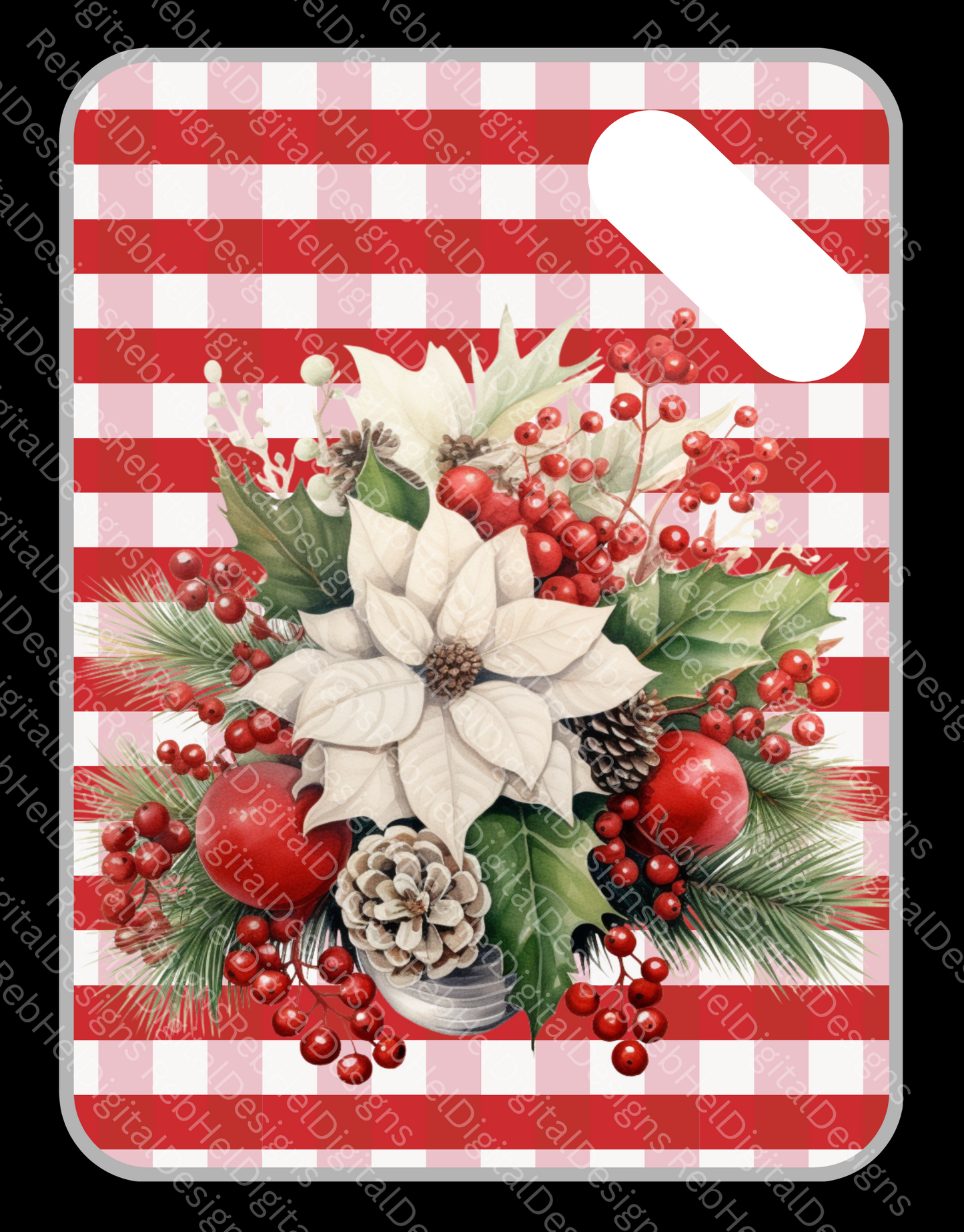 Chopping board Sublimation Designs-Christmas