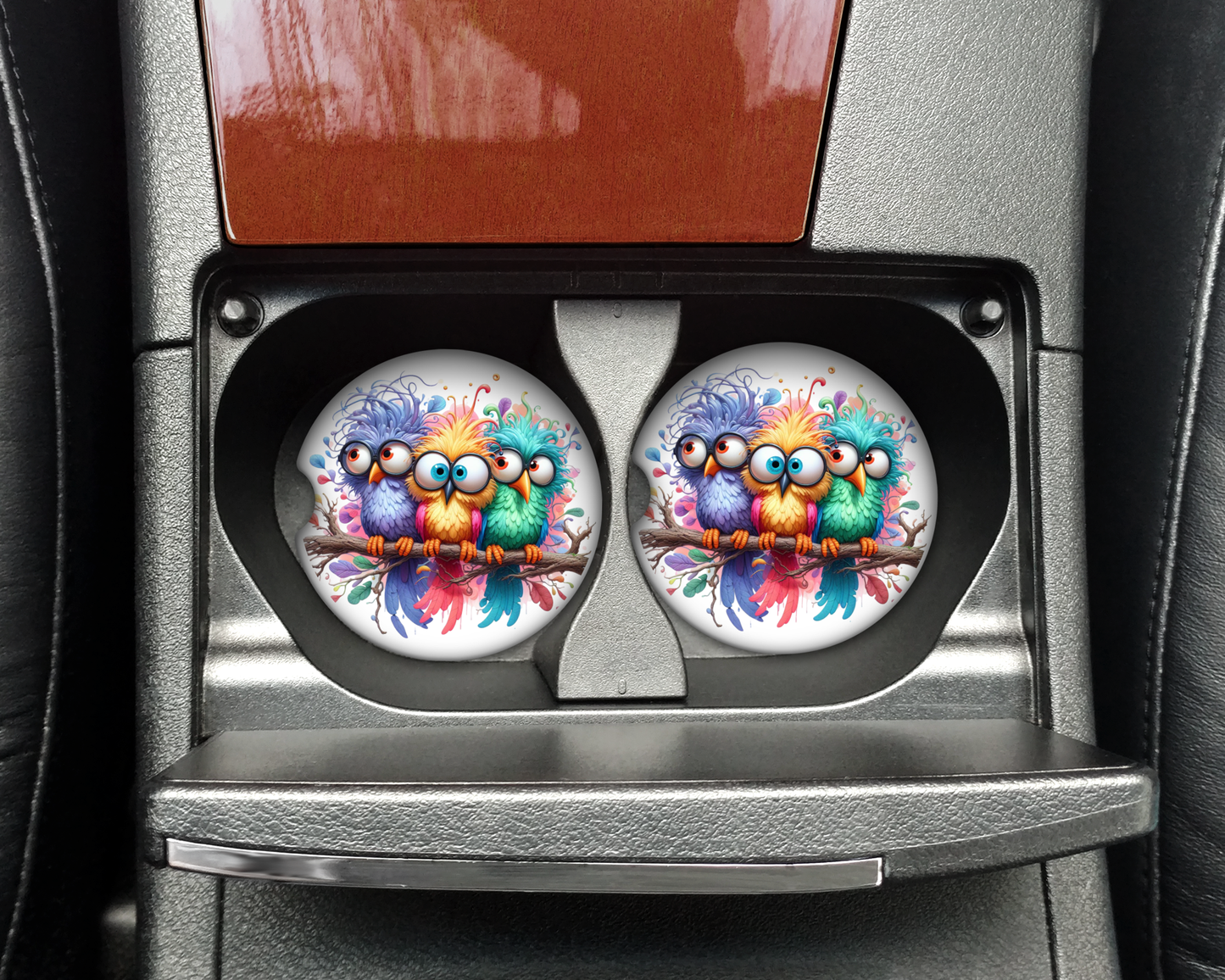 Car coaster Sublimation Designs-set 2