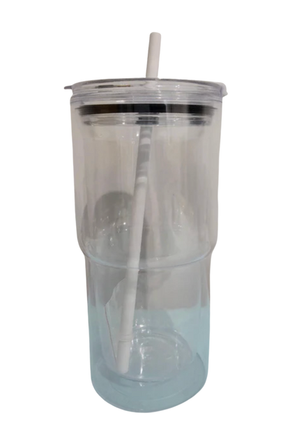18oz Snow Globe Acrylic Tumbler-Mod style