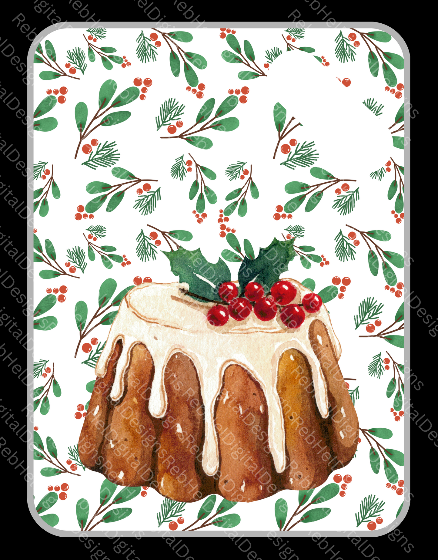 Chopping board Sublimation Designs-Christmas