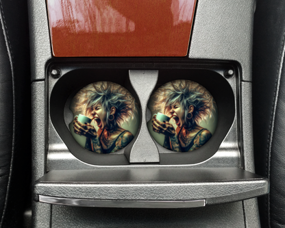 Car coaster Sublimation Designs-set 2