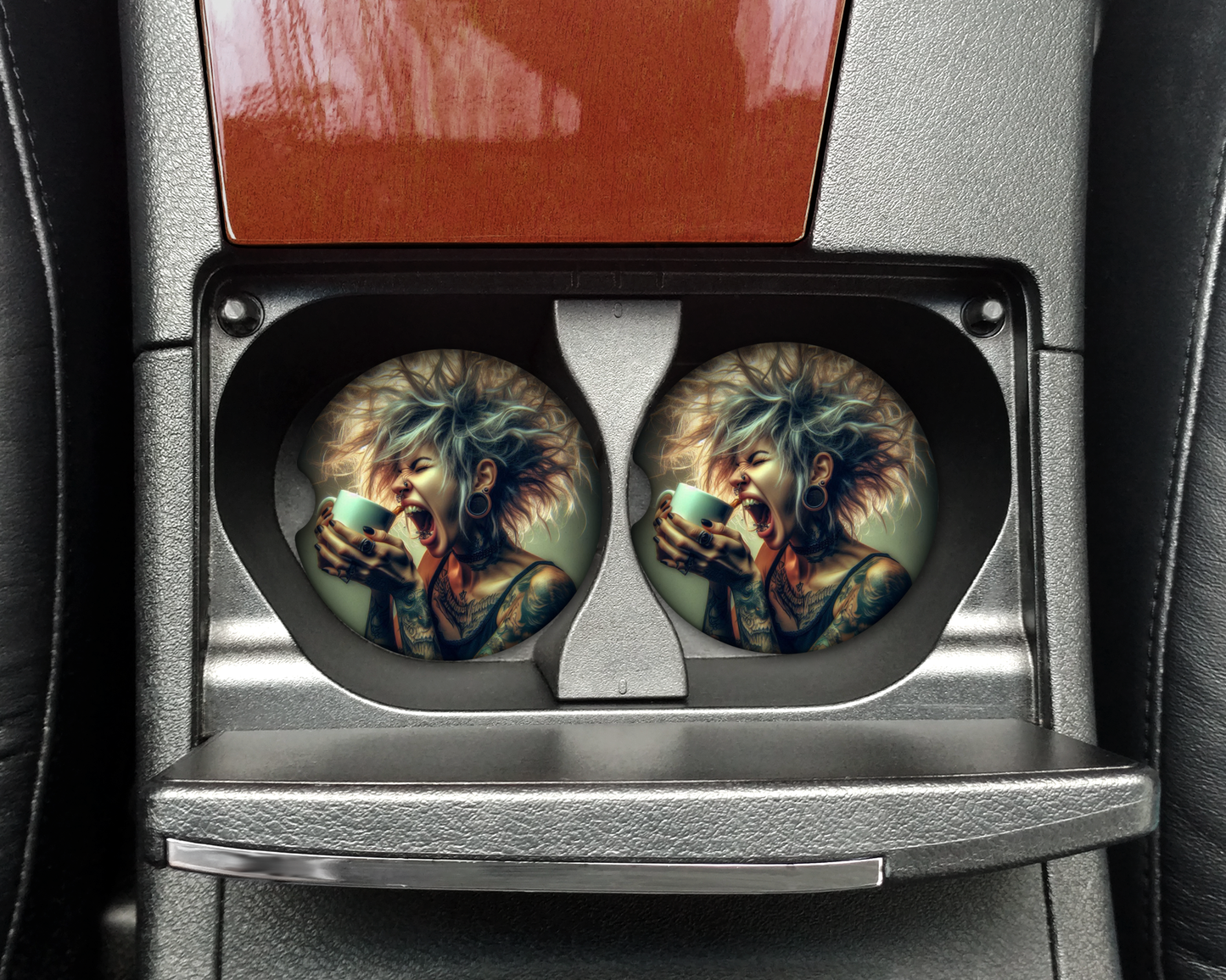 Car coaster Sublimation Designs-set 2