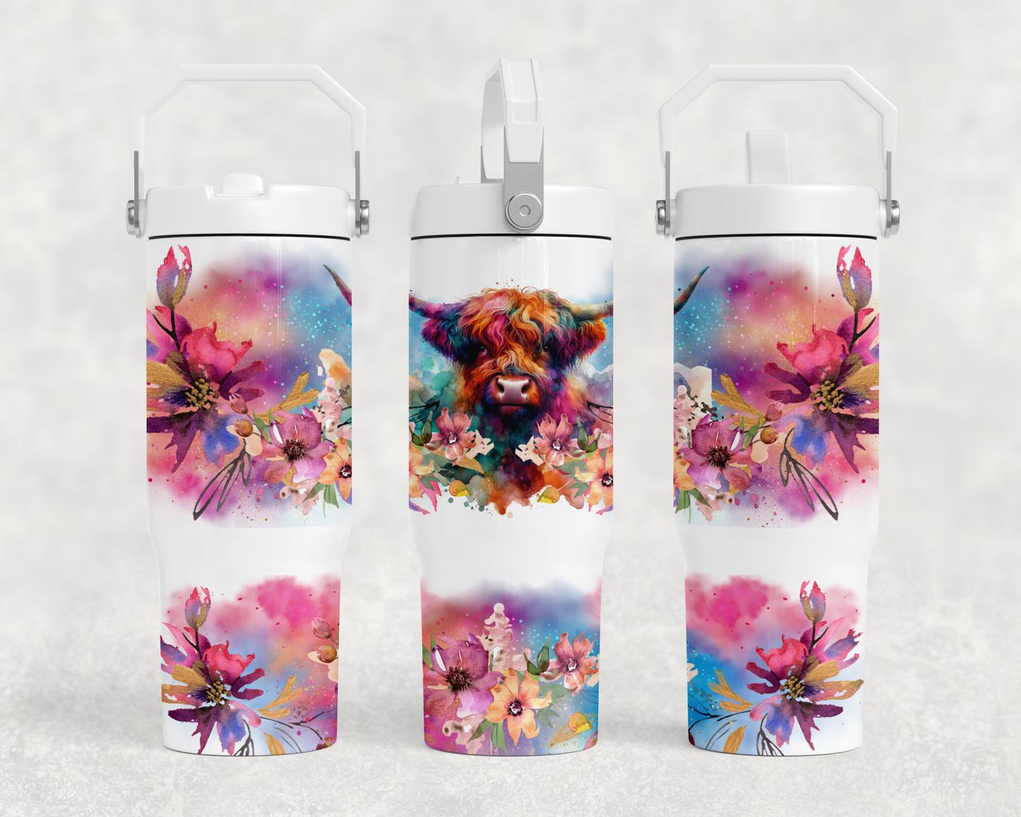 30oz Bucket Handle style Tumbler Designs