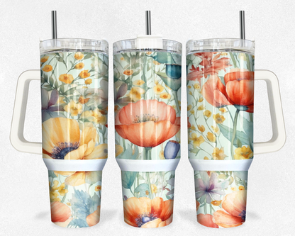 40oz Poppies