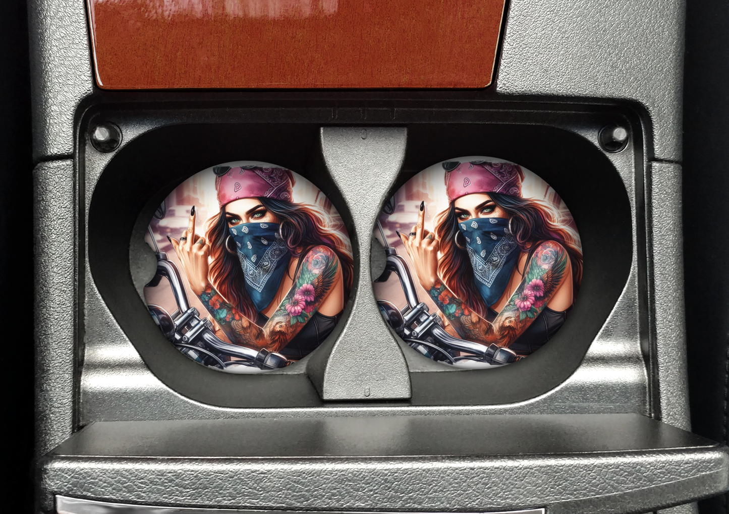 Car coasters neoprene. Collection 1. Ready made.