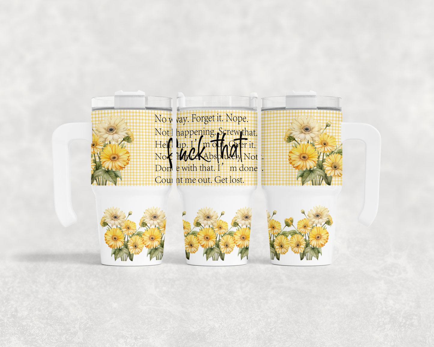 20oz Tumbler with handle Design Collection