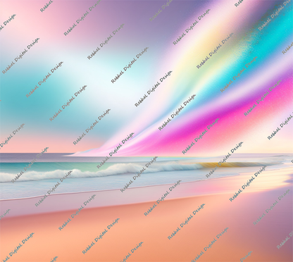 Beach Pastel Watercolour