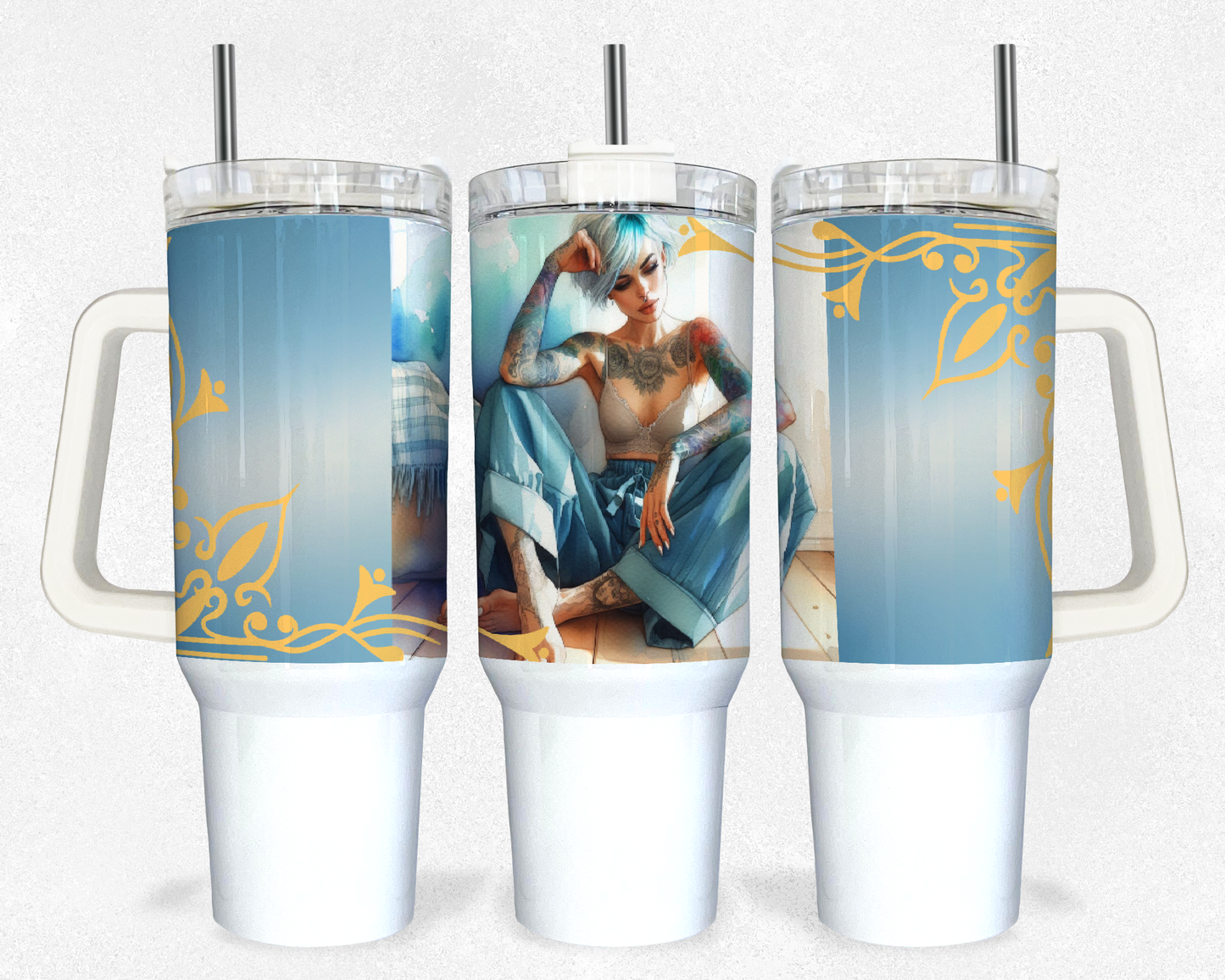 Beauty elegant 40oz Design