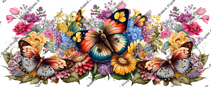 Butterfly floral Design