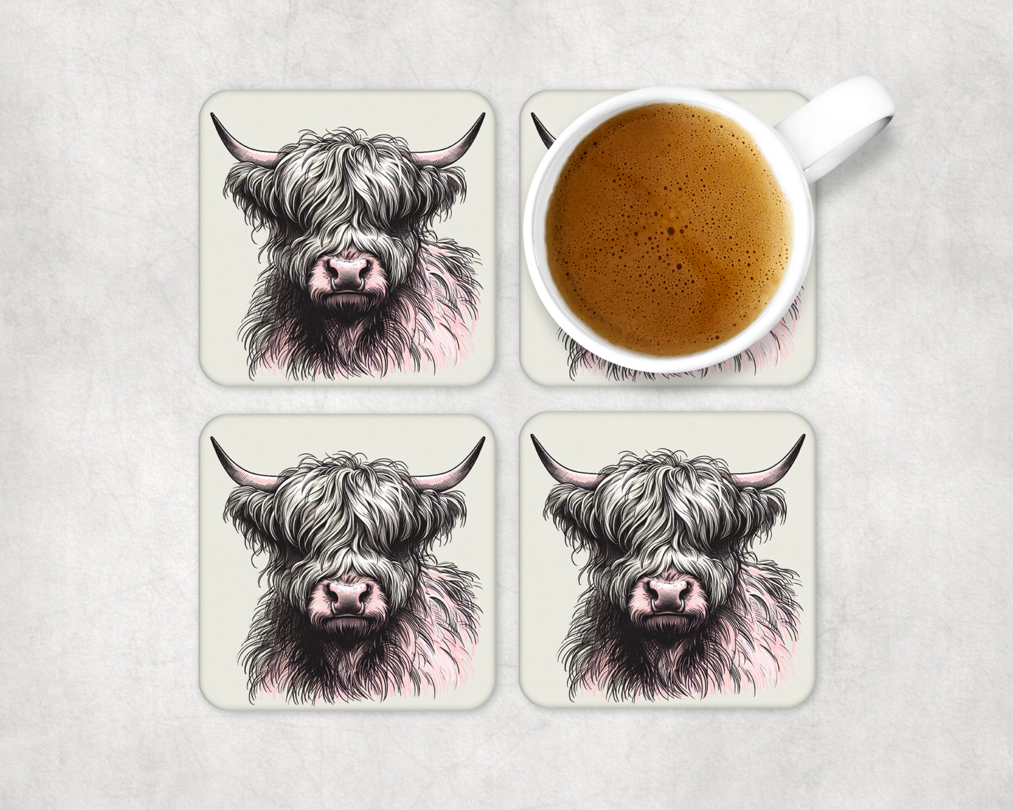 Coaster sets designs square Collection 1