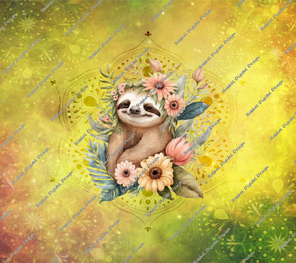 Mandala Sloth Design
