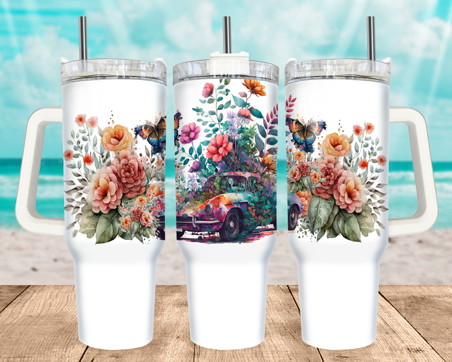 40oz Floral VW
