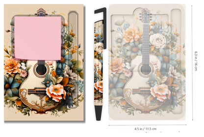 Sticky Note Holders with matching pen. Collection 1. Ready made.