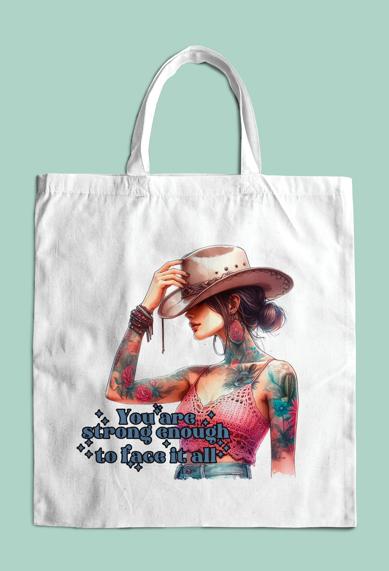 DTF Designs for Tote/crossbody bags and T-shirts.