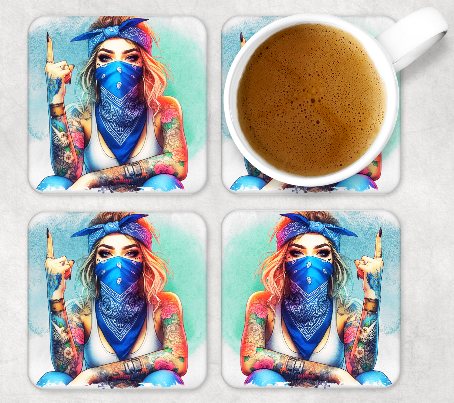 Coaster sets designs square Collection 1
