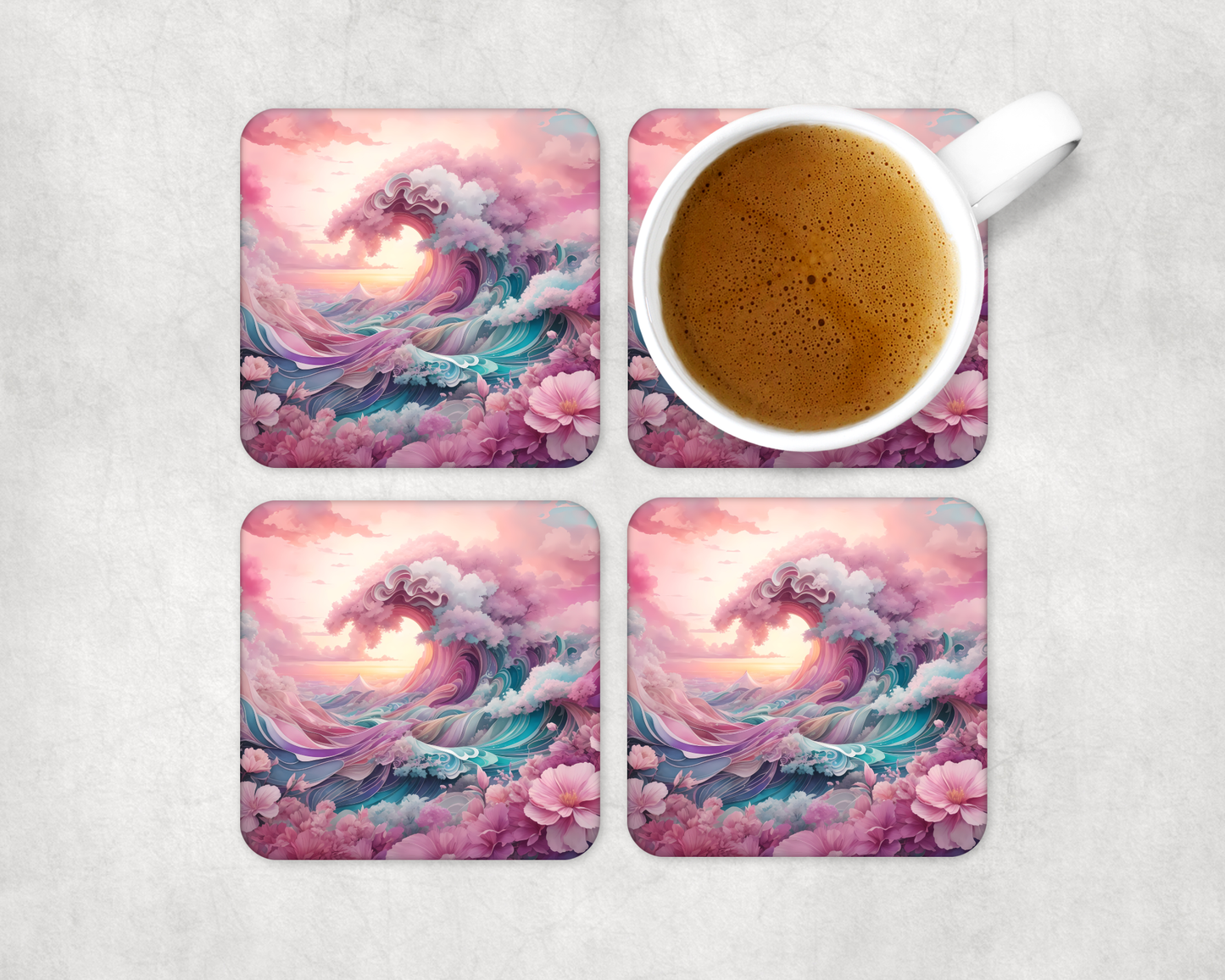 Coaster sets designs square Collection 1