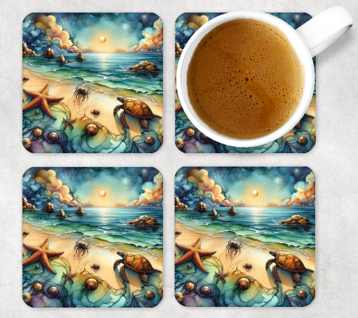 Coaster sets designs square Collection 1