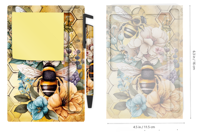 Sticky Note Holders with matching pen. Collection 1. Ready made.