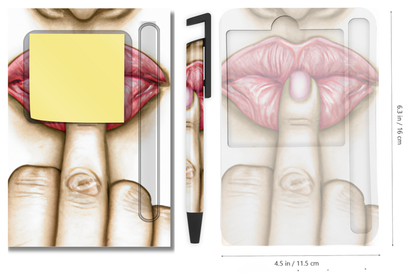 Sticky Note Holders with matching pen. Collection 1. Ready made.